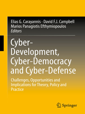cover image of Cyber-Development, Cyber-Democracy and Cyber-Defense